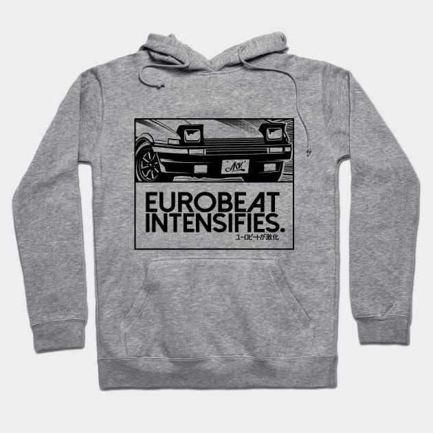 EUROBEAT INTENSIFIES - Trueno Hoodie by ARVwerks